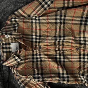 Boys button down Burberry shirt used 1x